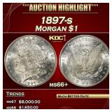 1897-s Morgan Dollar $1 ms66+ SEGS