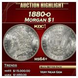 1880-o Morgan Dollar $1 ms64+ SEGS