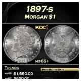 1897-s Morgan Dollar $1 ms65+ SEGS