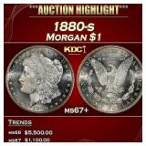 1880-s Morgan Dollar $1 ms67+ SEGS