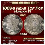1889-s Morgan Dollar Near Top Pop $1 ms66+ SEGS