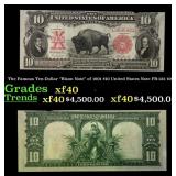 The $10 United States Note Famous Ten-Dollar "Biso