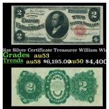 1891 $2 Large Size Silver Certificate "Windom Note