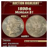 1898-s Morgan Dollar $1 ms66+ SEGS