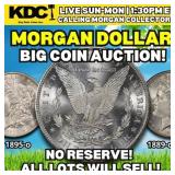 Morgan Dollar Coin Auction Rare Key Dates 43MA