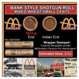 Lincoln Wheat Cent 1c Mixed Roll Orig Brandt McDon
