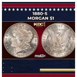 1880-s Morgan Dollar $1 Grades ms63+