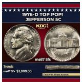 1976-d Jefferson Nickel TOP POP! 5c ms67 5fs SEGS