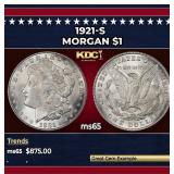 1921-s Morgan Dollar $1 Grades ms65