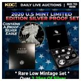 RARE 2020 United States Mint Limited Edition Silve