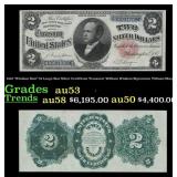 1891 $2 Large Size Silver Certificate "Windom Note