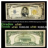 1934A $5 Silver Certificate North Africa WWII Emer