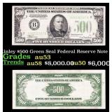 1934 $500 Green Seal Federal Reserve Note Presiden