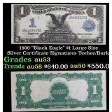 1899 $1 large size Silver Certificate "Black Eagle