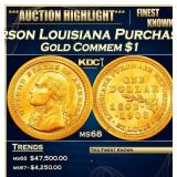 1903 Jefferson Louisiana Purchase Gold Commem Doll