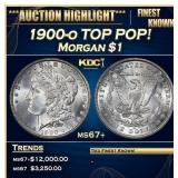 1900-o Morgan Dollar TOP POP! $1 ms67+ SEGS