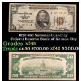 1929 $50 National Currency Federal Reserve Bank of