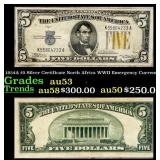 1934A $5 Silver Certificate North Africa WWII Emer