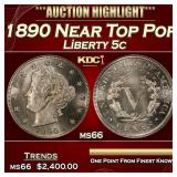CACG 1949-s *Mint Error* Struck 10% Off-Center Jef
