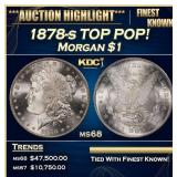 1878-s Morgan Dollar TOP POP! $1 ms68 SEGS