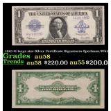 1923 $1 large size Silver Certificate Grades Choic
