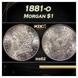 1881-o Morgan Dollar $1 Grades ms62