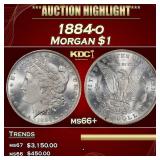 1884-o Morgan Dollar $1 ms66+ SEGS