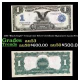 1899 $1 large size Silver Certificate "Black Eagle