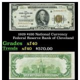 1929 $100 National Currency Federal Reserve Bank o