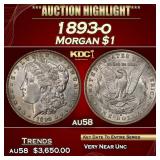 1893-o Morgan Dollar $1 au58 SEGS