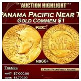 1915-s Panama Pacific Gold Commem Dollar Near Top