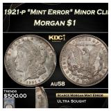 PCGS 1921-p *Mint Error* Minor Clip Morgan Dollar