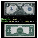 1899 $1 large size Silver Certificate "Black Eagle