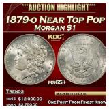 1879-o Morgan Dollar Near Top Pop $1 ms65+ SEGS