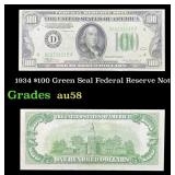 1934 $100 Green Seal Federal Reserve Note Grades C