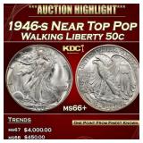 1946-s Walking Liberty Half Dollar Near Top Pop 50