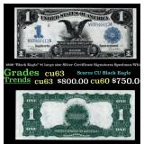 1899 $1 large size Silver Certificate "Black Eagle