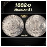 1882-o Morgan Dollar $1 Grades ms64