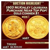 1903 McKinley Louisiana Purchase Gold Commem Dolla