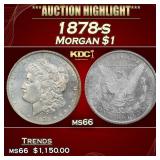 1878-s Morgan Dollar $1 ms66 SEGS