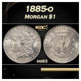 1885-o Morgan Dollar $1 Grades ms63