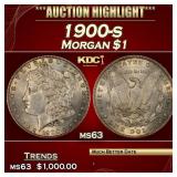 1900-s Morgan Dollar $1 ms63 USCG