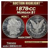 1878-cc Morgan Dollar $1 ms64 DMPL SEGS