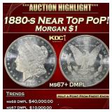 1880-s Morgan Dollar Near Top PoP! $1 ms67+ DMPL S