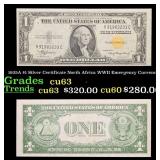 1935A $1 Silver Certificate North Africa WWII Emer