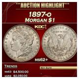 1897-o Morgan Dollar $1 ms62+ USCG