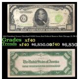 1934 $1000 Green Seal Federal Reserve Note Preside