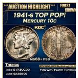 1941-s Mercury Dime TOP POP! 10c ms68+ fsb SEGS