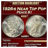 1926-s Peace Dollar Near Top Pop $1 ms66+ SEGS