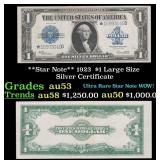 **Star Note** 1923  $1 large size Silver Certifica